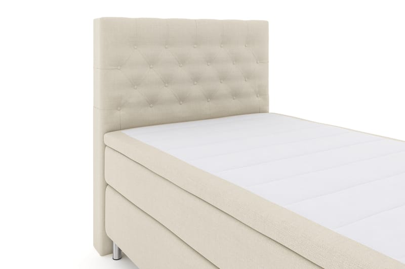 Komplett Sängpaket Choice No 4 120x200 Fast - Beige|Metall - Kontinentalsäng - Komplett sängpaket