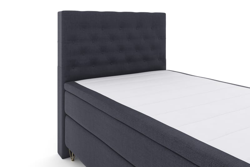Komplett Sängpaket Choice No 4 120x200 Fast - Blå|Metall V-form - Möbler - Säng - Kontinentalsäng