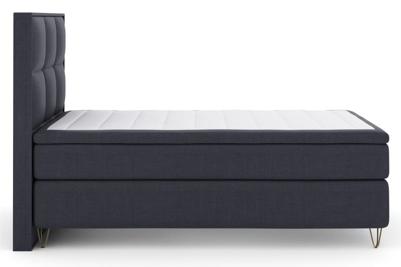 Komplett Sängpaket Choice No 4 120x200 Fast - Blå|Metall V-form - Möbler - Säng - Kontinentalsäng