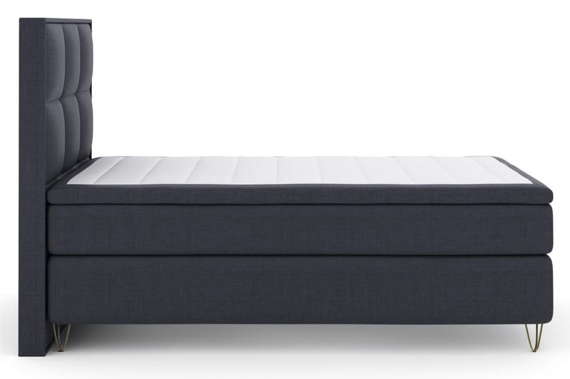 Komplett Sängpaket Choice No 4 120x200 Fast - Blå|Metall V-form - Kontinentalsäng - Komplett sängpaket