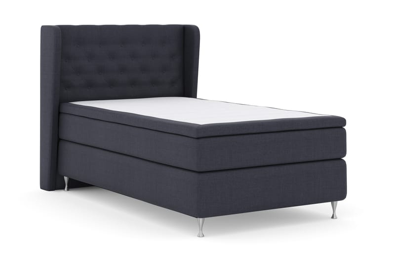 Komplett Sängpaket Choice No 4 120x200 Fast - Blå|Silver - Möbler - Säng - Kontinentalsäng