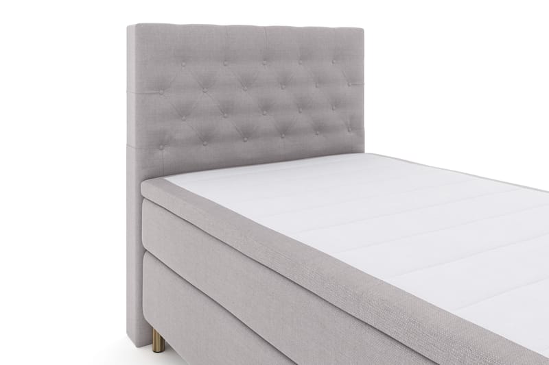 Komplett Sängpaket Choice No 4 120x200 Fast - Ljusgrå|Koppar - Möbler - Säng - Kontinentalsäng