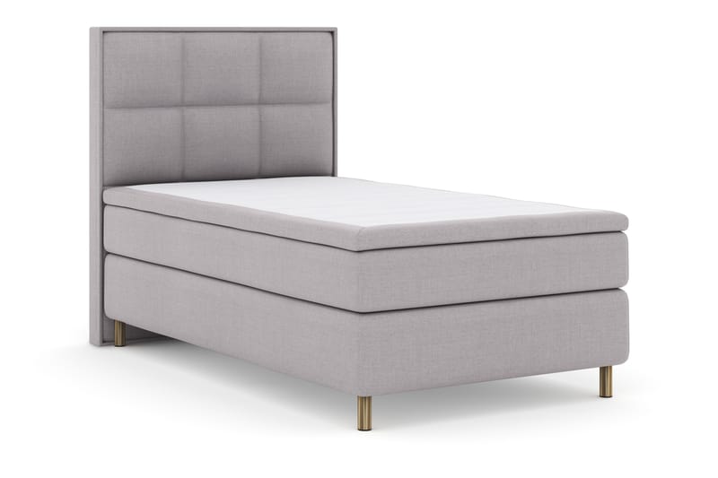 Komplett Sängpaket Choice No 4 120x200 Fast - Ljusgrå|Koppar - Möbler - Säng - Kontinentalsäng