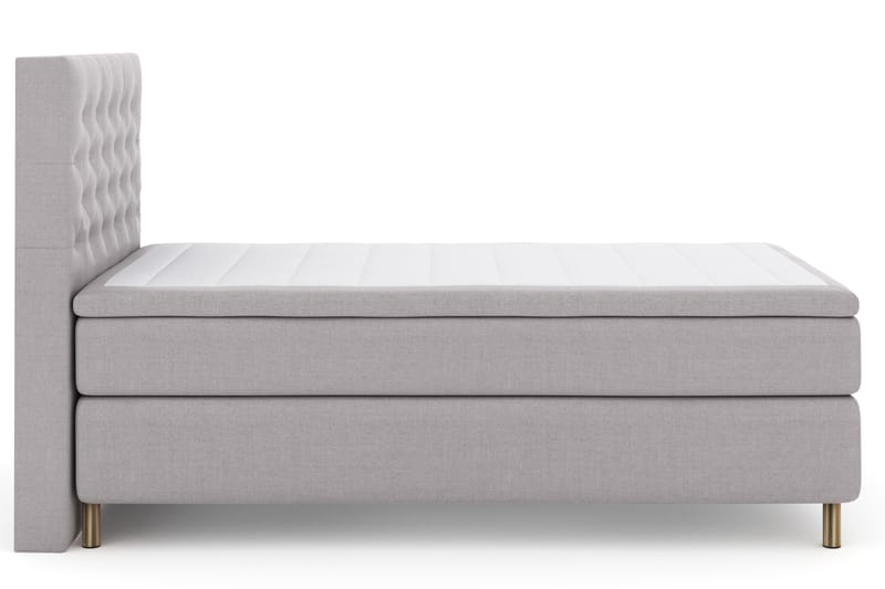 Komplett Sängpaket Choice No 4 120x200 Fast - Ljusgrå|Koppar - Möbler - Säng - Kontinentalsäng