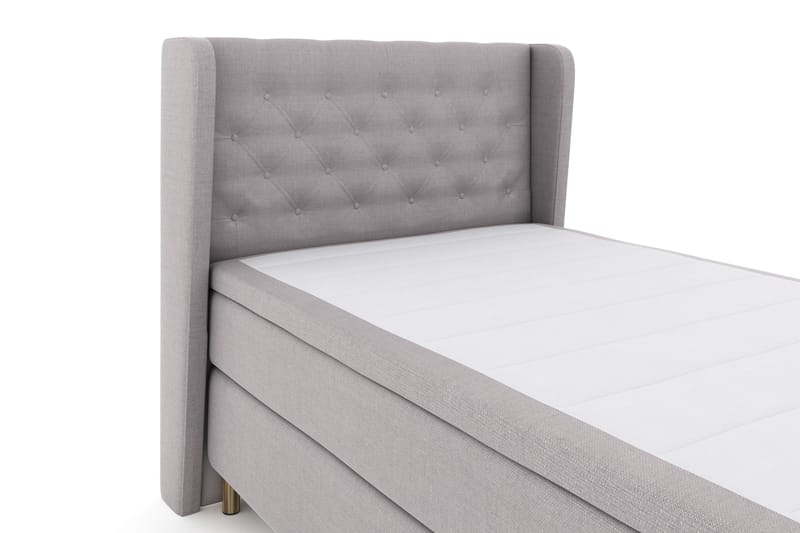 Komplett Sängpaket Choice No 4 120x200 Fast - Ljusgrå|Koppar - Möbler - Säng - Kontinentalsäng
