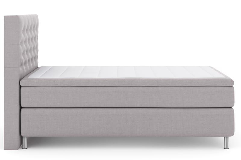Komplett Sängpaket Choice No 4 120x200 Fast - Ljusgrå|Metall - Möbler - Säng - Kontinentalsäng