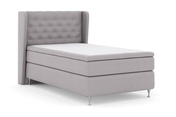 Komplett Sängpaket Choice No 4 120x200 Fast - Ljusgrå|Silver - Möbler - Säng - Kontinentalsäng