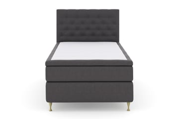 Komplett Sängpaket Choice No 4 120x200 Fast - Mörkgrå|Guld - Möbler - Säng - Kontinentalsäng