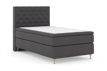 Komplett Sängpaket Choice No 4 120x200 Fast - M�örkgrå|Guld - Möbler - Säng - Kontinentalsäng