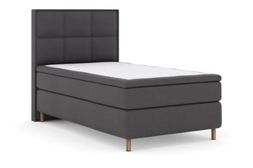 Komplett Sängpaket Choice No 4 120x200 Fast - Mörkgrå|Koppar - Möbler - Säng - Kontinentalsäng