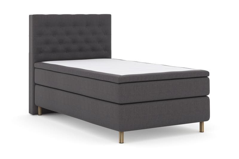 Komplett Sängpaket Choice No 4 120x200 Fast - Mörkgrå|Koppar - Möbler - Säng - Kontinentalsäng