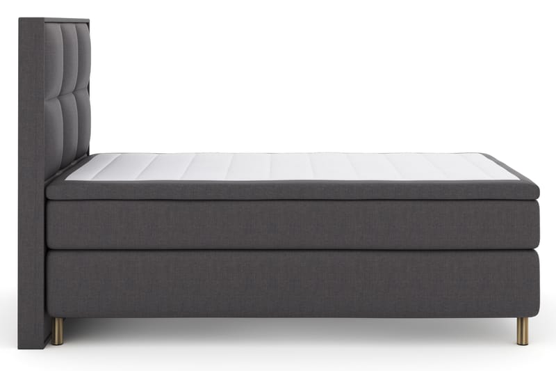 Komplett Sängpaket Choice No 4 120x200 Fast - Mörkgrå|Koppar - Möbler - Säng - Kontinentalsäng