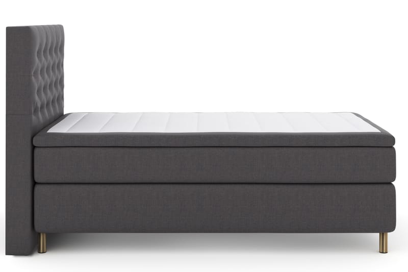 Komplett Sängpaket Choice No 4 120x200 Fast - Mörkgrå|Koppar - Möbler - Säng - Kontinentalsäng