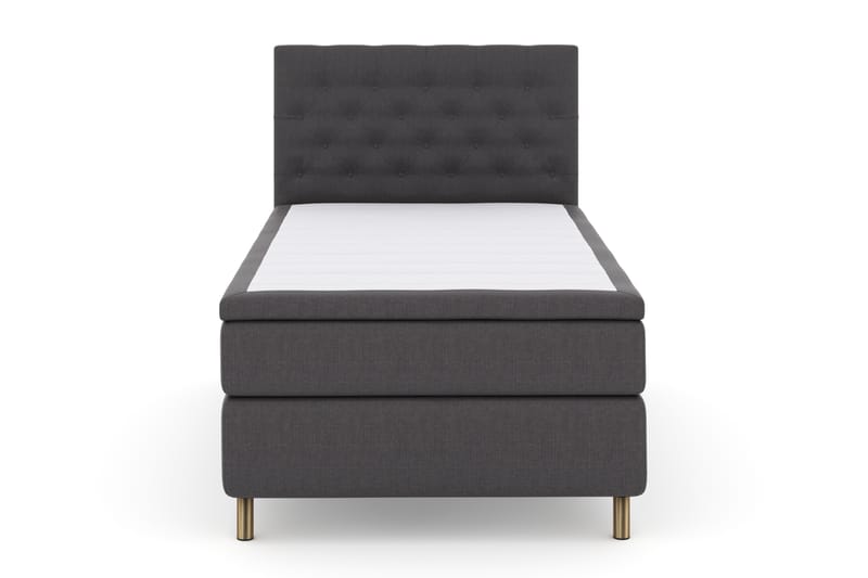 Komplett Sängpaket Choice No 4 120x200 Fast - Mörkgrå|Koppar - Möbler - Säng - Kontinentalsäng
