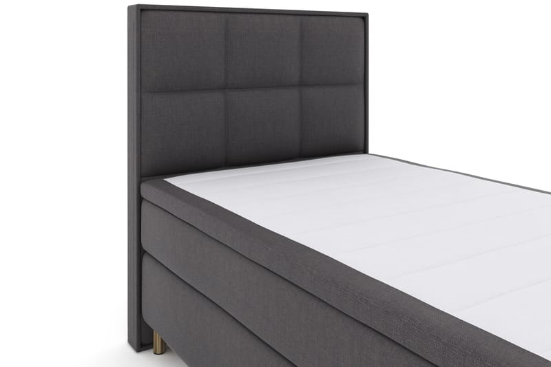 Komplett Sängpaket Choice No 4 120x200 Fast - Mörkgrå|Koppar - Möbler - Säng - Kontinentalsäng