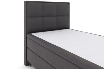 Komplett Sängpaket Choice No 4 120x200 Fast - Mörkgrå|Metall V-form - Möbler - Säng - Kontinentalsäng