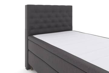 Komplett Sängpaket Choice No 4 120x200 Fast - Mörkgrå|Metall V-form - Möbler - Säng - Kontinentalsäng