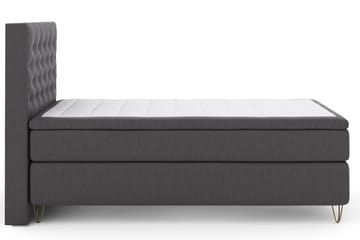 Komplett Sängpaket Choice No 4 120x200 Fast - Mörkgrå|Metall V-form - Möbler - Säng - Kontinentalsäng