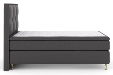 Komplett Sängpaket Choice No 4 120x200 Fast - Mörkgrå|Metall V-form - Möbler - Säng - Kontinentalsäng