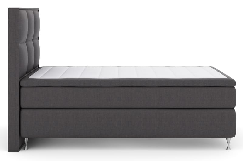 Komplett Sängpaket Choice No 4 120x200 Fast - Mörkgrå|Silver - Möbler - Säng - Kontinentalsäng