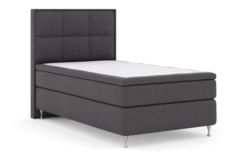 Komplett Sängpaket Choice No 4 120x200 Fast - Mörkgrå|Silver - Möbler - Säng - Kontinentalsäng
