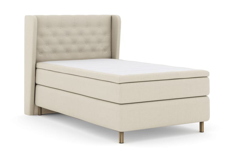 Komplett Sängpaket Choice No 4 120x200 Medium - Beige|Koppar - Kontinentalsäng - Komplett sängpaket