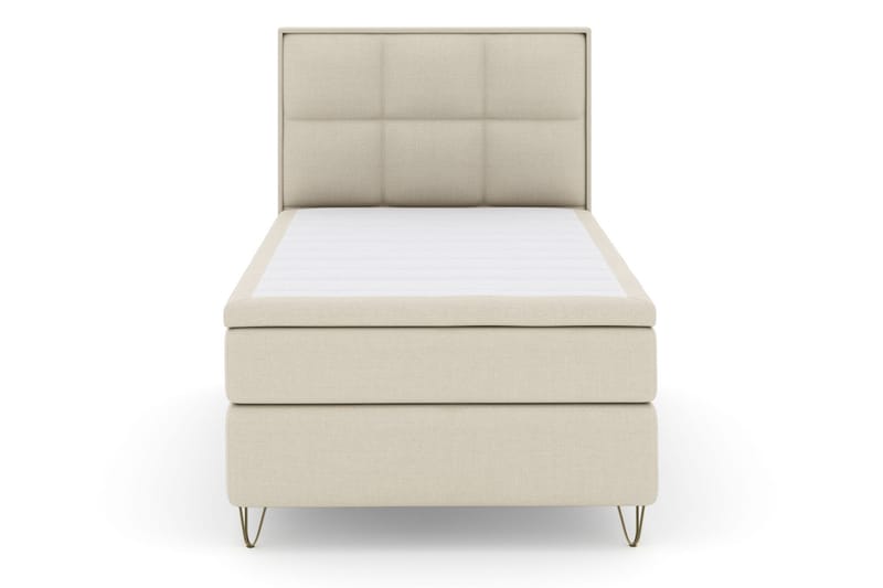 Komplett Sängpaket Choice No 4 120x200 Medium - Beige|Metall V-form - Möbler - Säng - Enkelsäng