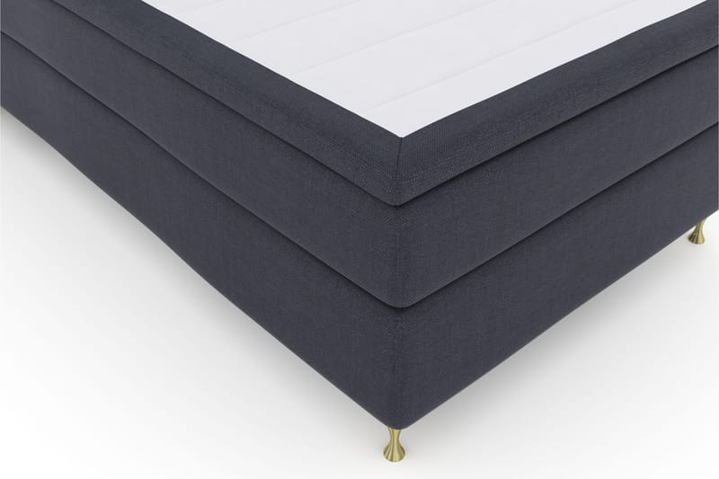 Komplett Sängpaket Choice No 4 120x200 Medium - Blå|Guld - Kontinentalsäng - Komplett sängpaket