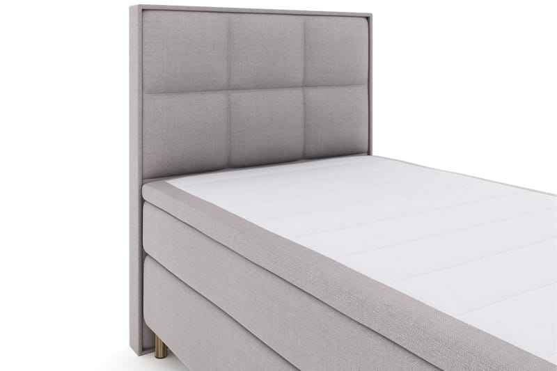 Komplett Sängpaket Choice No 4 120x200 Medium - Ljusgrå|Koppar - Möbler - Säng - Kontinentalsäng