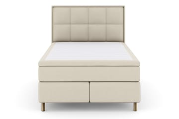 Komplett Sängpaket Choice No 4 140x200 Fast - Beige|Koppar - Möbler - Säng - Kontinentalsäng