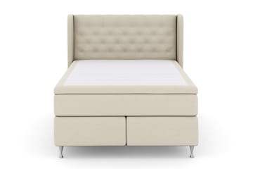 Komplett Sängpaket Choice No 4 140x200 Fast - Beige|Silver - Möbler - Säng - Kontinentalsäng