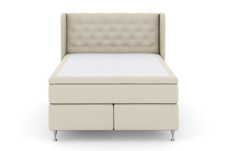Komplett Sängpaket Choice No 4 140x200 Fast - Beige|Silver - Möbler - Säng - Kontinentalsäng