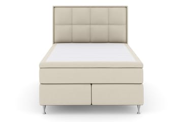 Komplett Sängpaket Choice No 4 140x200 Fast - Beige|Silver - Möbler - Säng - Kontinentalsäng