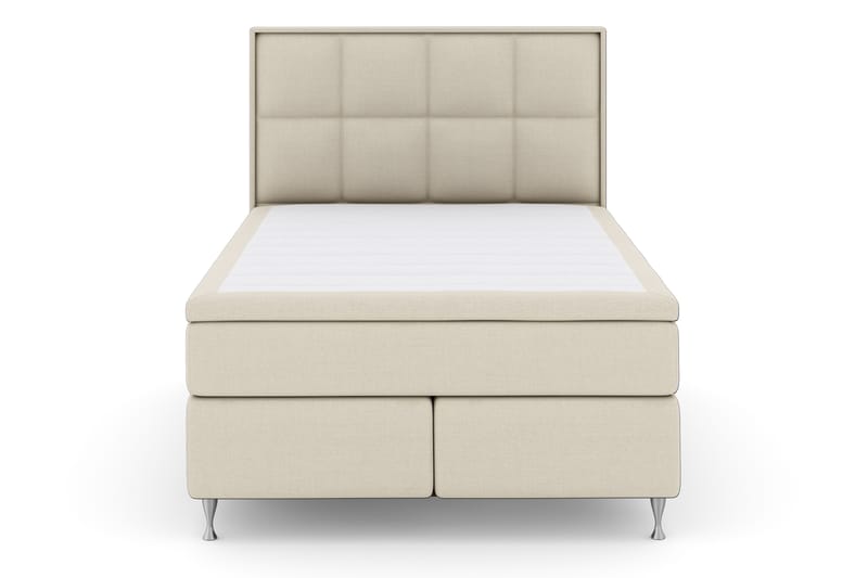 Komplett Sängpaket Choice No 4 140x200 Fast - Beige|Silver - Kontinentalsäng - Komplett sängpaket