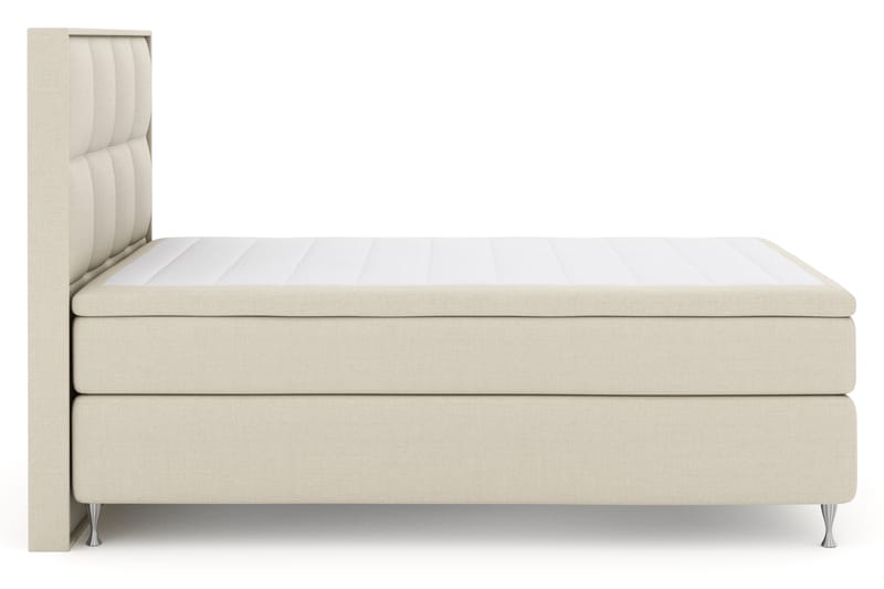 Komplett Sängpaket Choice No 4 140x200 Fast - Beige|Silver - Möbler - Säng - Kontinentalsäng