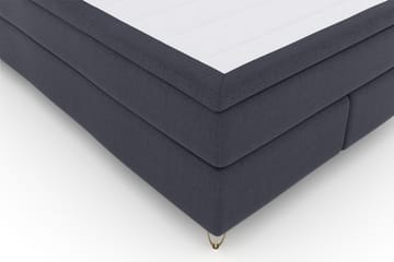 Komplett Sängpaket Choice No 4 140x200 Fast - Blå|Metall V-form - Möbler - Säng - Kontinentalsäng