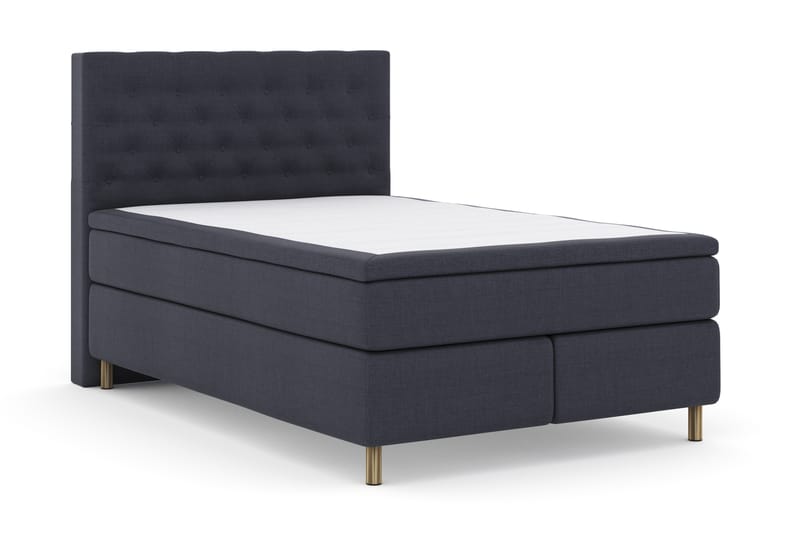 Komplett Sängpaket Choice No 4 140x200 Fast - Blå|Metall - Möbler - Säng - Kontinentalsäng