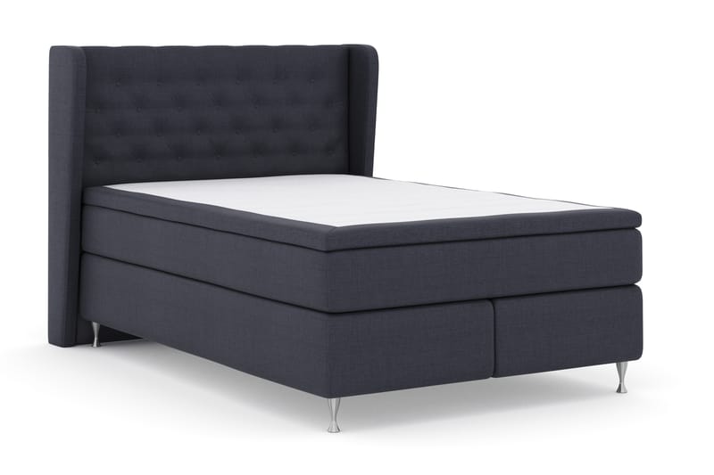 Komplett Sängpaket Choice No 4 140x200 Fast - Blå|Silver - Möbler - Säng - Kontinentalsäng