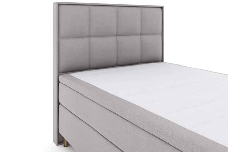 Komplett Sängpaket Choice No 4 140x200 Fast - Ljusgrå|Koppar - Möbler - Säng - Kontinentalsäng