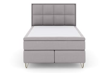 Komplett Sängpaket Choice No 4 140x200 Fast - Ljusgrå|Metall V-form - Möbler - Säng - Kontinentalsäng