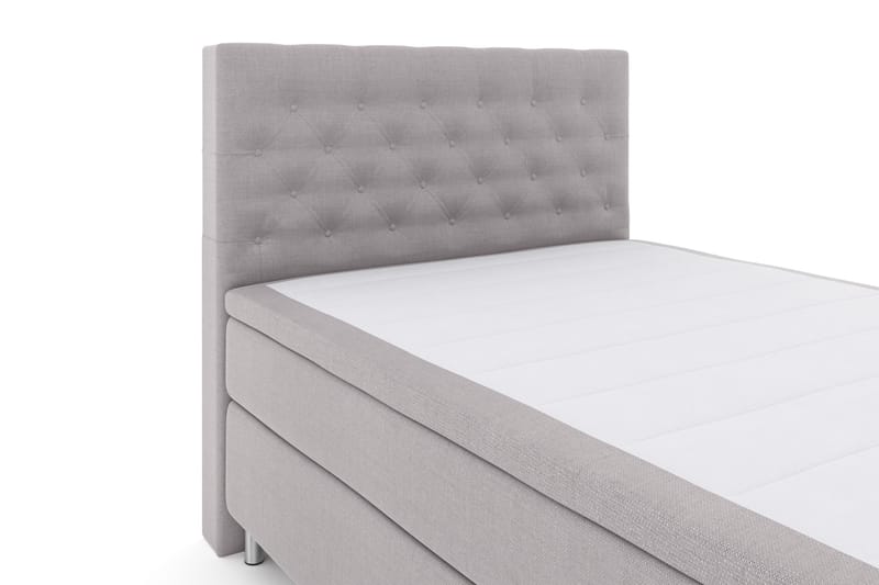 Komplett Sängpaket Choice No 4 140x200 Fast - Ljusgrå|Metall - Möbler - Säng - Kontinentalsäng