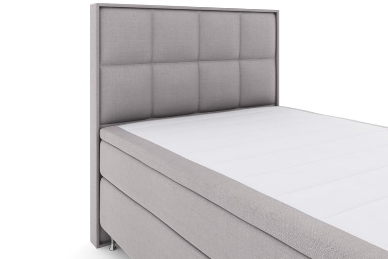Komplett Sängpaket Choice No 4 140x200 Fast - Ljusgrå|Silver - Möbler - Säng - Kontinentalsäng