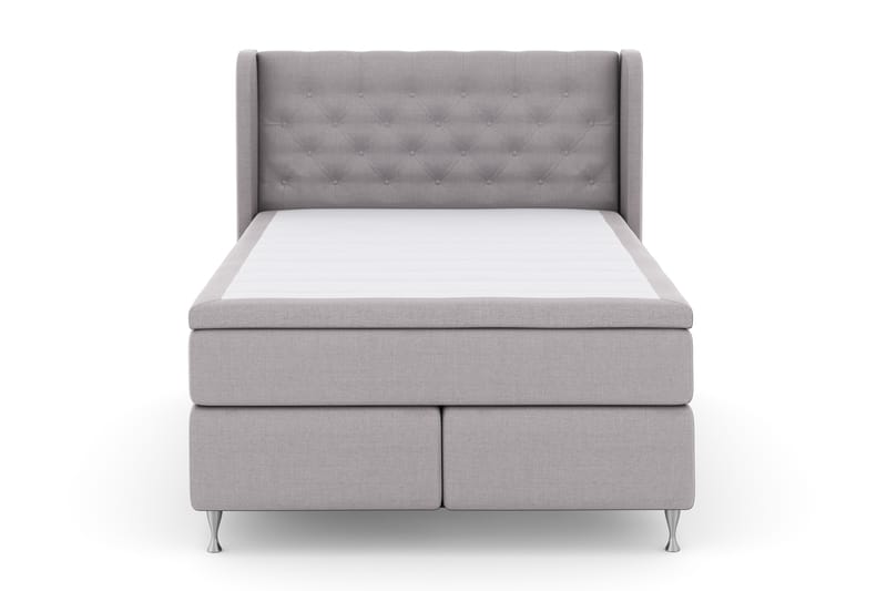 Komplett Sängpaket Choice No 4 140x200 Fast - Ljusgrå|Silver - Möbler - Säng - Kontinentalsäng