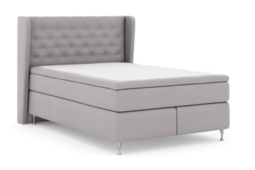 Komplett Sängpaket Choice No 4 140x200 Fast - Ljusgrå|Silver - Möbler - Säng - Kontinentalsäng