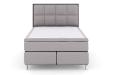 Komplett Sängpaket Choice No 4 140x200 Fast - Ljusgrå|Silver - Möbler - Säng - Kontinentalsäng