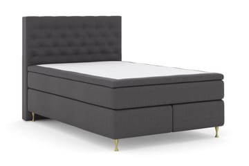 Komplett Sängpaket Choice No 4 140x200 Fast - Mörkgrå|Guld - Möbler - Säng - Kontinentalsäng