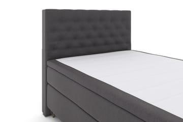 Komplett Sängpaket Choice No 4 140x200 Fast - Mörkgrå|Metall V-form - Möbler - Säng - Kontinentalsäng