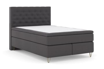 Komplett Sängpaket Choice No 4 140x200 Fast - Mörkgrå|Metall V-form - Möbler - Säng - Kontinentalsäng
