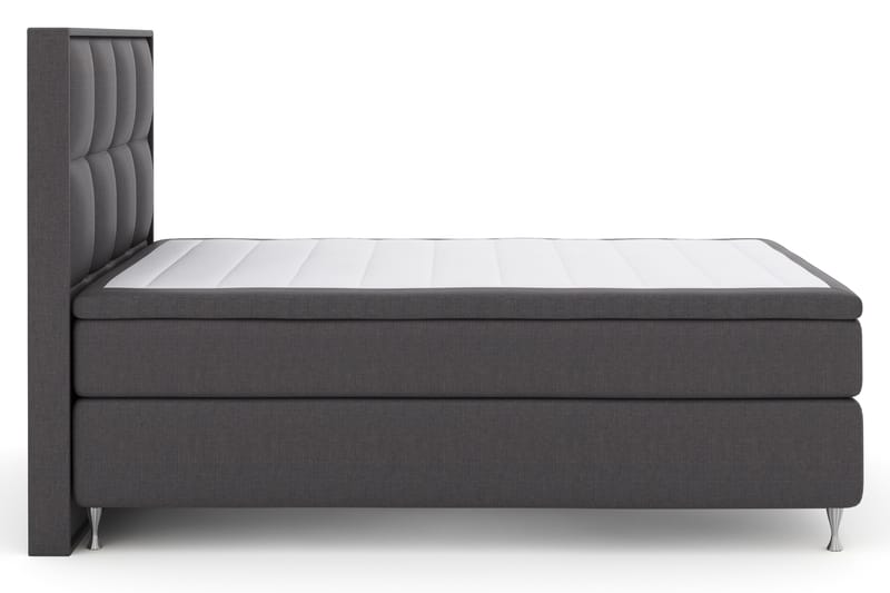 Komplett Sängpaket Choice No 4 140x200 Fast - Mörkgrå|Silver - Möbler - Säng - Kontinentalsäng