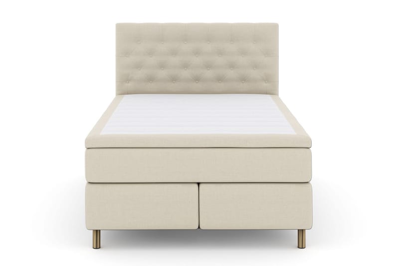 Komplett Sängpaket Choice No 4 140x200 Fast/Medium - Beige|Koppar - Kontinentalsäng - Komplett sängpaket